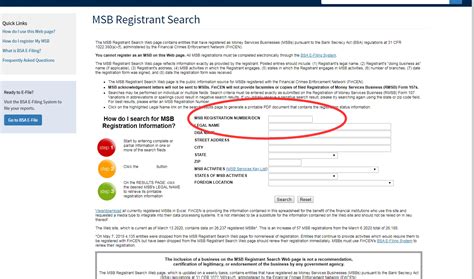 msb registration search